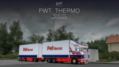 Scania 164G 580 PWT thermo + Trailer v12.0