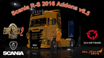 Scania R-S 2016 Addons v6.5 1.53