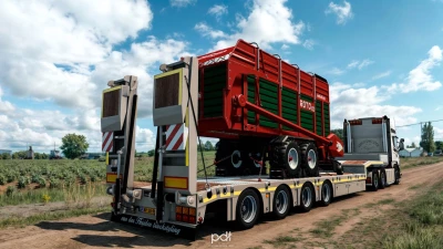 Scania R580 + Trailer Van der Heijden v5.0