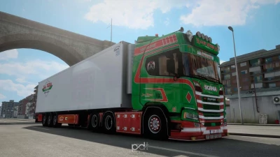 Scania R650 Jan Mues + Trailer v7.0