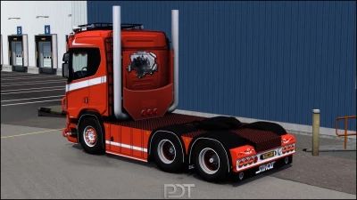 Scania R650 Kleinjan Transport B.V+Trailer v14.0