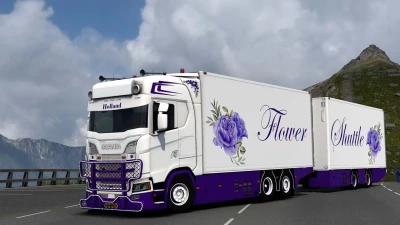 Scania S500 Flower Shuttle+Trailer v2.3 1.53