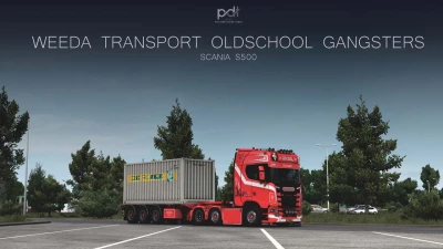 Scania S500 Weeda Oldschool Gangsters + Trailer v2.0