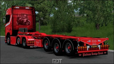 Scania S500 Weeda Oldschool Gangsters + Trailer v2.0