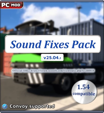 Sound Fixes Pack v25.04.1 for 1.54 open beta only