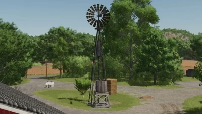 Wind turbine for pumping and distributing water v1.2.1.25