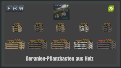 Wooden Geranium Planter v1.0.0.0