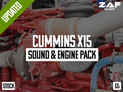 Cummins X15 Engine and Soundpack G5 v1.0