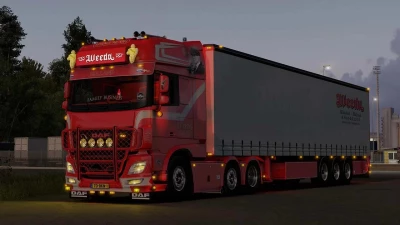 DAF XF106 480 Weeda Transport + Trailer v17.0 1.53