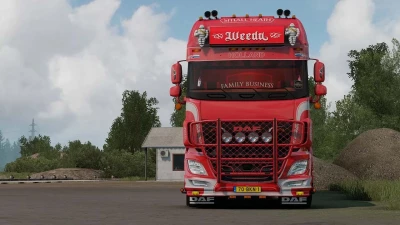 DAF XF106 480 Weeda Transport + Trailer v17.0 1.53