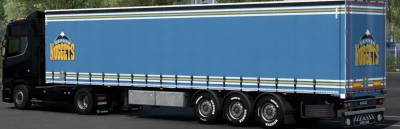 Denver Nuggets trailer mod ETS2 (SCS box trailer) v1.0
