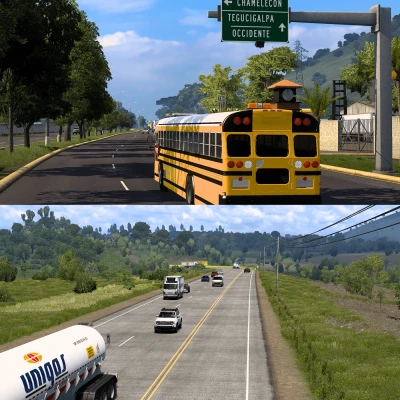 Mapa Occidente de Honduras for ATS 1.53