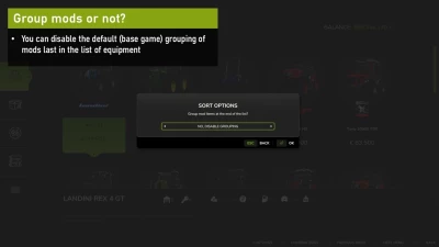 Enhanced Shop Sorting v1.0.0.0