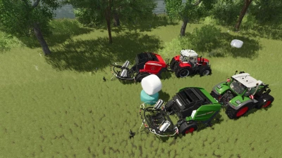 Fendt / Massey Ferguson bale wrappers v1.0.0.0