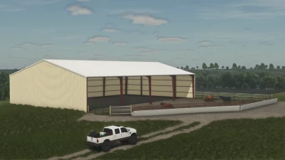 FS25 Large Metal Frame Shed v1.0.0.0