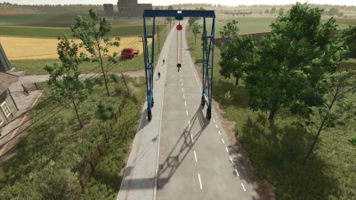 FS25 Squigglze Automotive Gantry Crane v1.0.0.0