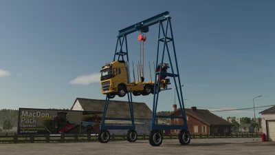 FS25 Squigglze Automotive Gantry Crane v1.0.0.0