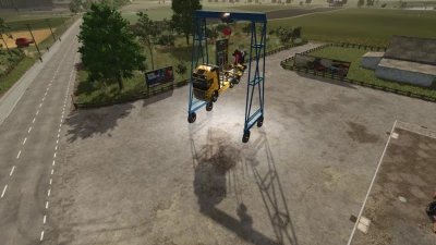 FS25 Squigglze Automotive Gantry Crane v1.0.0.0