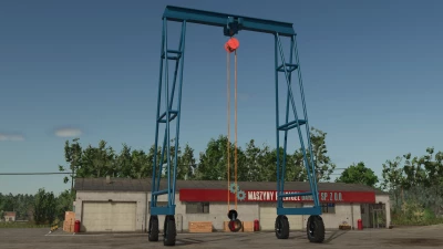 FS25 Squigglze Automotive Gantry Crane v1.0.0.0