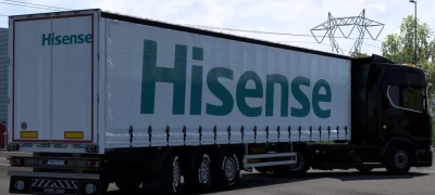 Hisense trailer mod ETS2 (SCS box trailer) v1.0