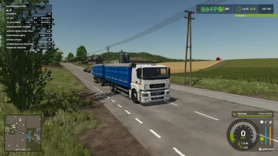 Kamaz 65207 grain truck and Nefaz 8332 v1.0.0.0