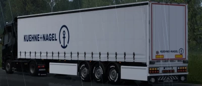 Kuehne+ nagel skinmod ETS2 (SCS box trailer) v1.0