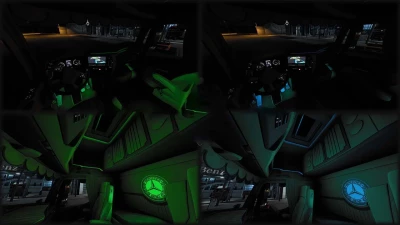 Mercedes-Benz Actros MP4 Interior Pack v1.5