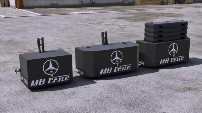 Mercedes Benz Trac Front Weights v1.0.0.0