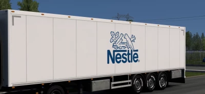 Nestle trailer mod ETS2 (SCS DryVan box trailer) v1.0