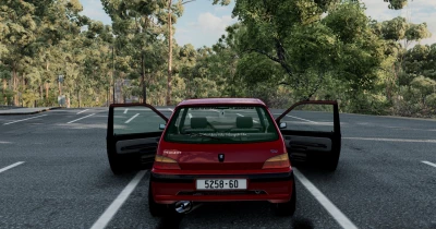 Peugeot 106 GTi BeamNG Mod 0.3x