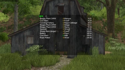 Production Info Hud v1.0.0.0