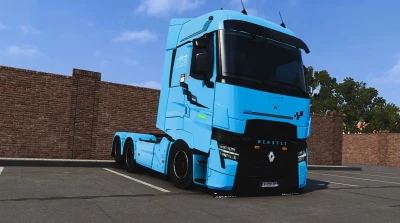 Renault T blue and cream skin v1.0