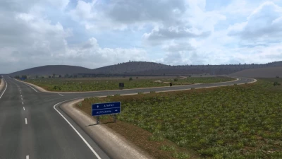 Road to Caucasus + ProMods The Great Steppe Road Connector v1.0