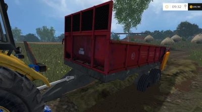ROW 6 NEW RED USSR MANURE TRAILER GOOD EXTRA HIT V1.0