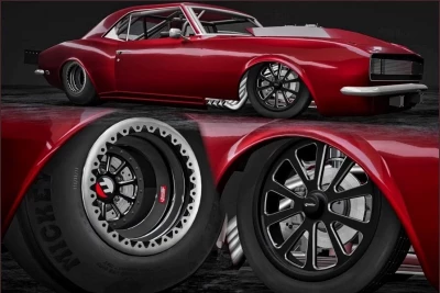 RR Drag Racing Wheel And Tire Pack 0.34