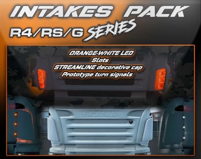 Scania intakes pack for RJL RS-R4-G v2.0