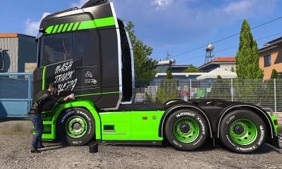 Scania S 4K Lime skin v1.0