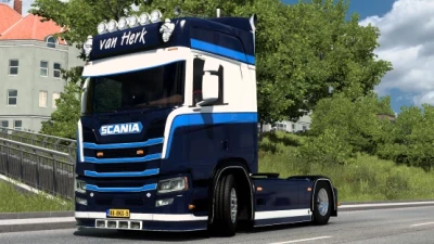 Scania Van Herk R650 4×2 Skins v1.0