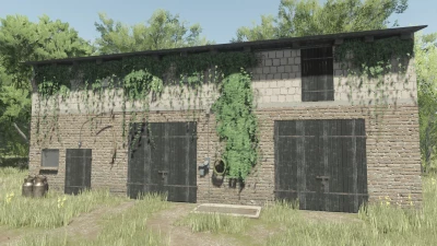 Small Cowshed With Garage v1.0.0.0