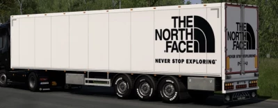 The North Face trailer mod ETS2 (SCS box trailer) v1.0