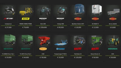 Vehicles and Tools Pack A-C v1.0.0.1