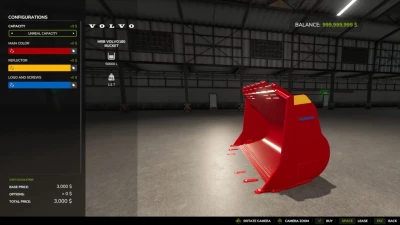 Volvo 180 Rock Bucket Edit v2.0.0.0