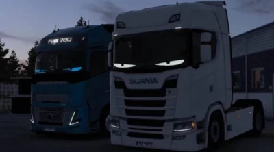 Animated LED Window Eyes 1.54