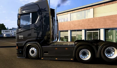 Black noir scania S skin v1.0