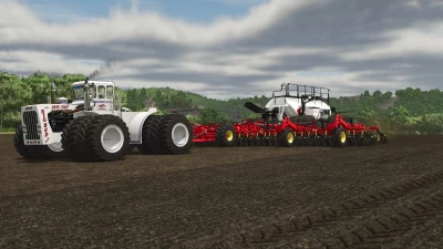 Bourgault 3320-76 Paralink Hoe Drill + 7950 Air Cart v1.0.0.0