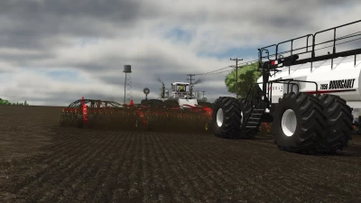 Bourgault 3320-76 Paralink Hoe Drill + 7950 Air Cart v1.0.0.0