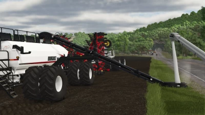 Bourgault 3320-76 Paralink Hoe Drill + 7950 Air Cart v1.0.0.0