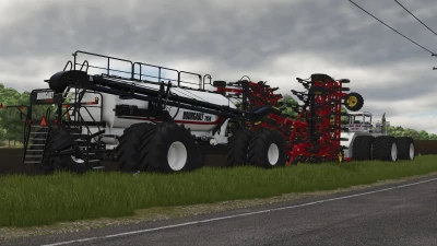 Bourgault 3320-76 Paralink Hoe Drill + 7950 Air Cart v1.0.0.0