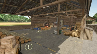 Carpenter Old Pallets And Bale Storage v1.0.0.0