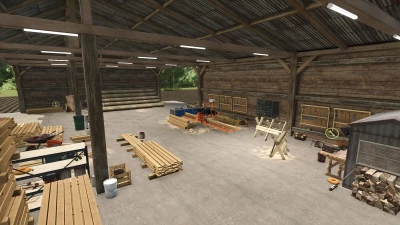 Carpenter Old Pallets And Bale Storage v1.0.0.0